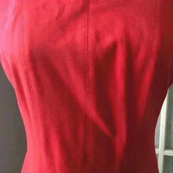 Banana Republic Red, Fitted Dress - Picture 3 of 8